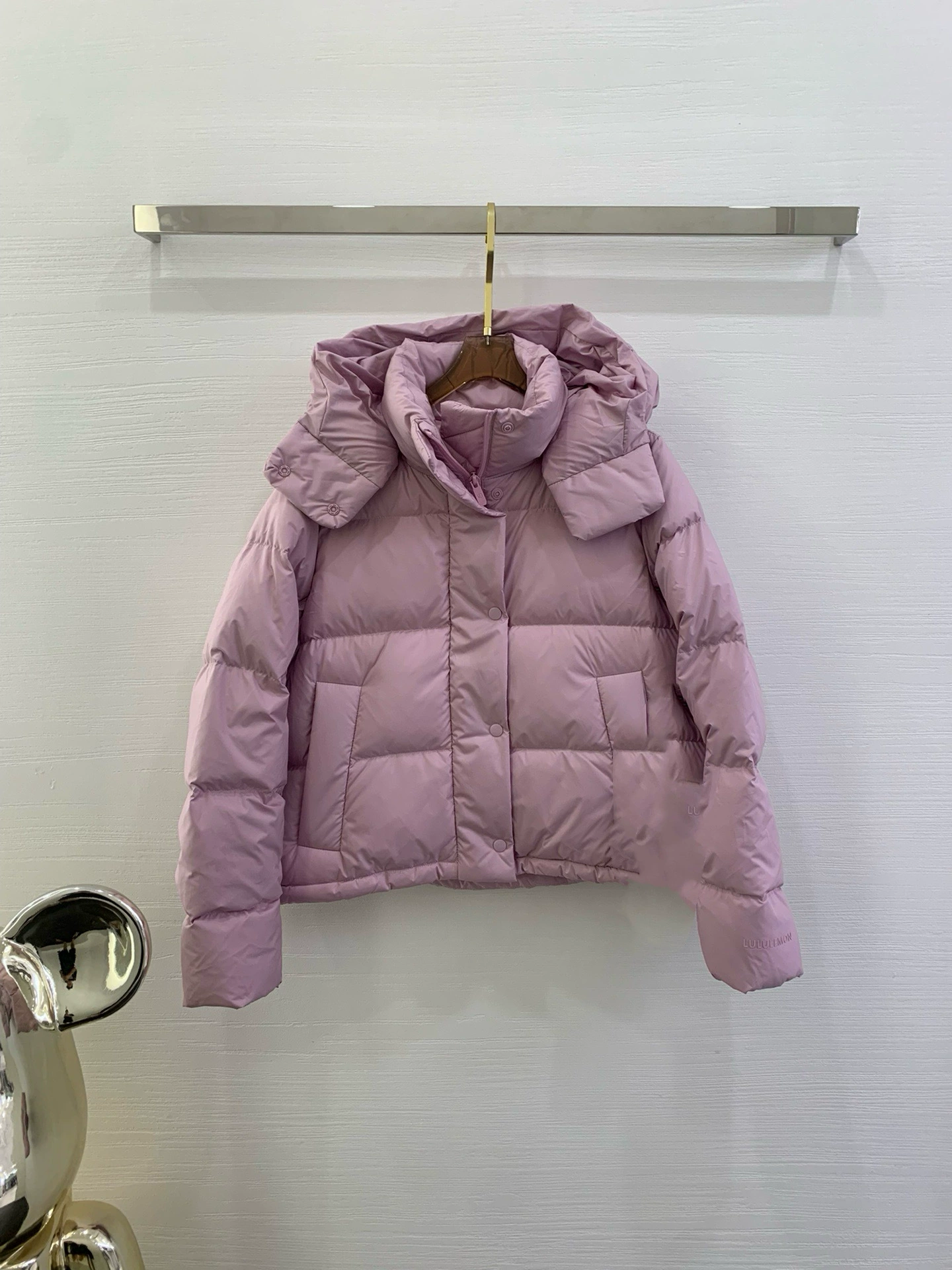 Пуховик Velvet Puff (LU Lulu's) с лазерной клеткой четырех квадратов, унисекс для спорта на открытом воздухе, размеры S–L