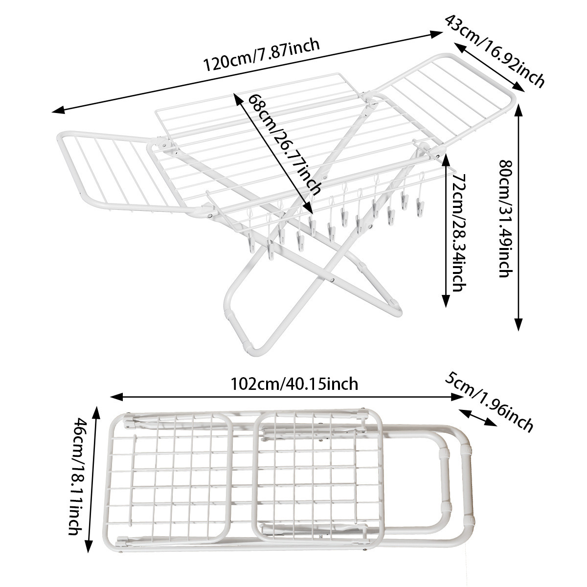 X-wing suelo percha de secado balcón plegable interior y exterior sin instalación edredón almacenado edredón doméstico mayorista
