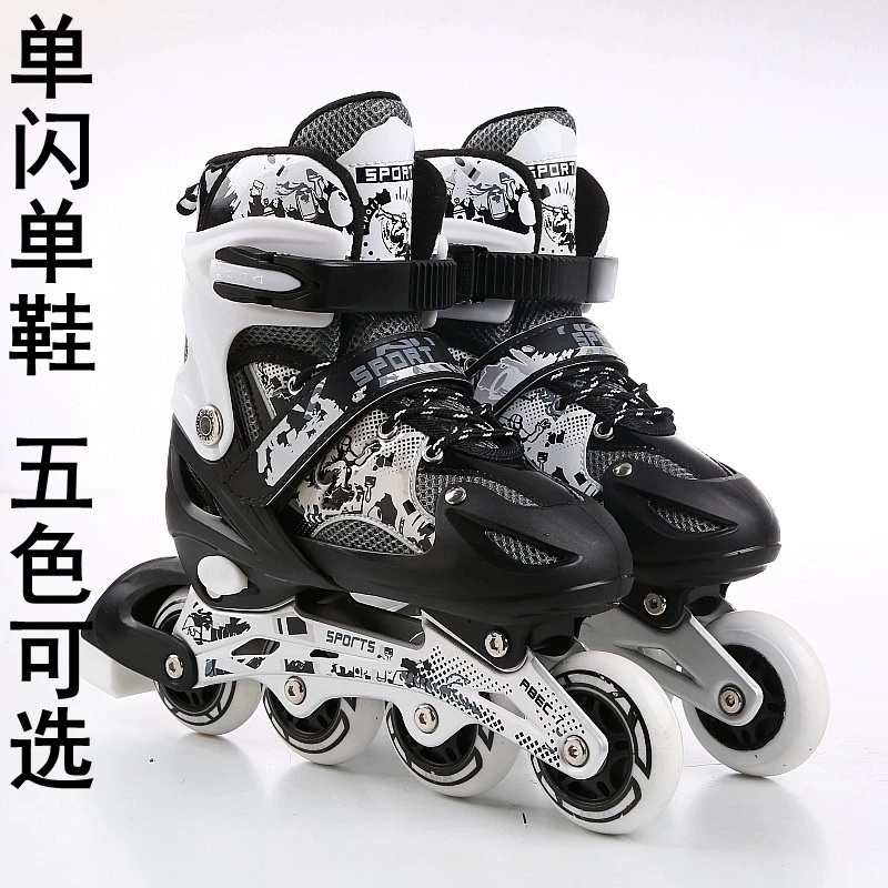 Children's flashing roller skates