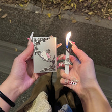 手作高颜值kitty土星金属充气打火机+烟盒男女送礼小众创意网红潮