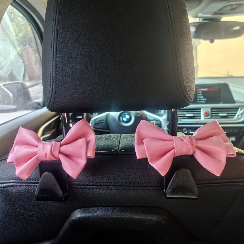 Gancho trasero multifuncional en el automóvil Gancho femenino interior creativo Gancho para automóvil asiento invisible para automóvil