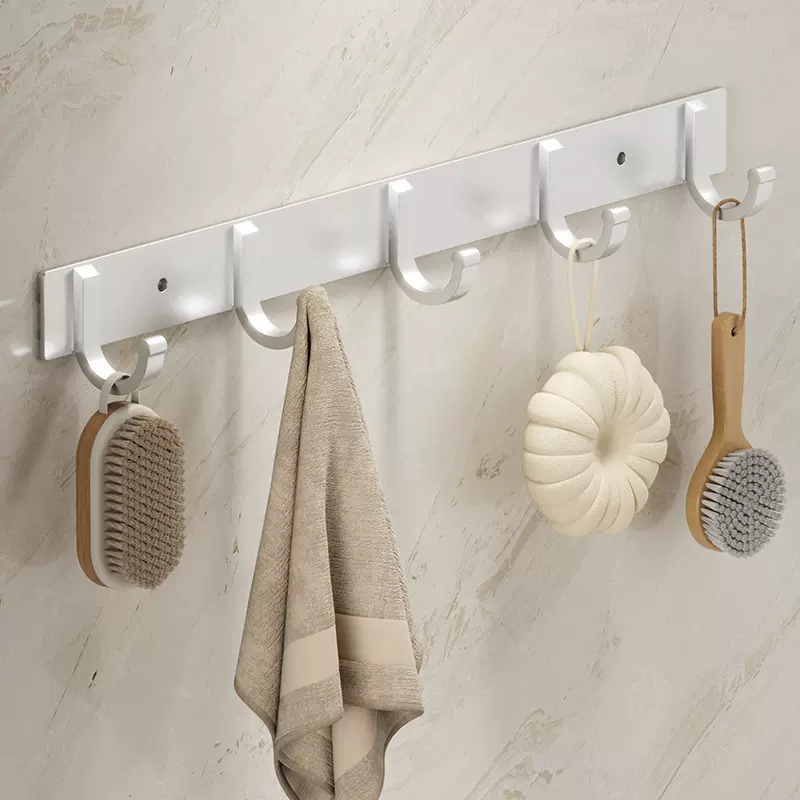 挂钩强力粘胶卧室墙壁壁挂衣服墙上衣架浴室门后免打孔粘钩排钩