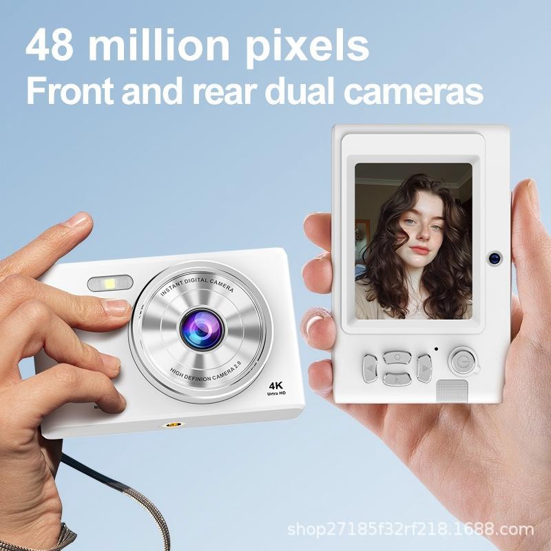 Cross-Border 4K High-Definition Digital Camera Travel Kidsren's Photo Girl Gift Portable Ccd Retro Student Digital