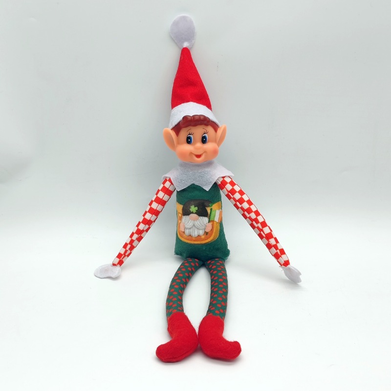 外国貿易クロスボーダー本棚赤い人形エルフ人形クリスマスツリーペンダント長脚人形ぬいぐるみ男の子と女の子用|undefined