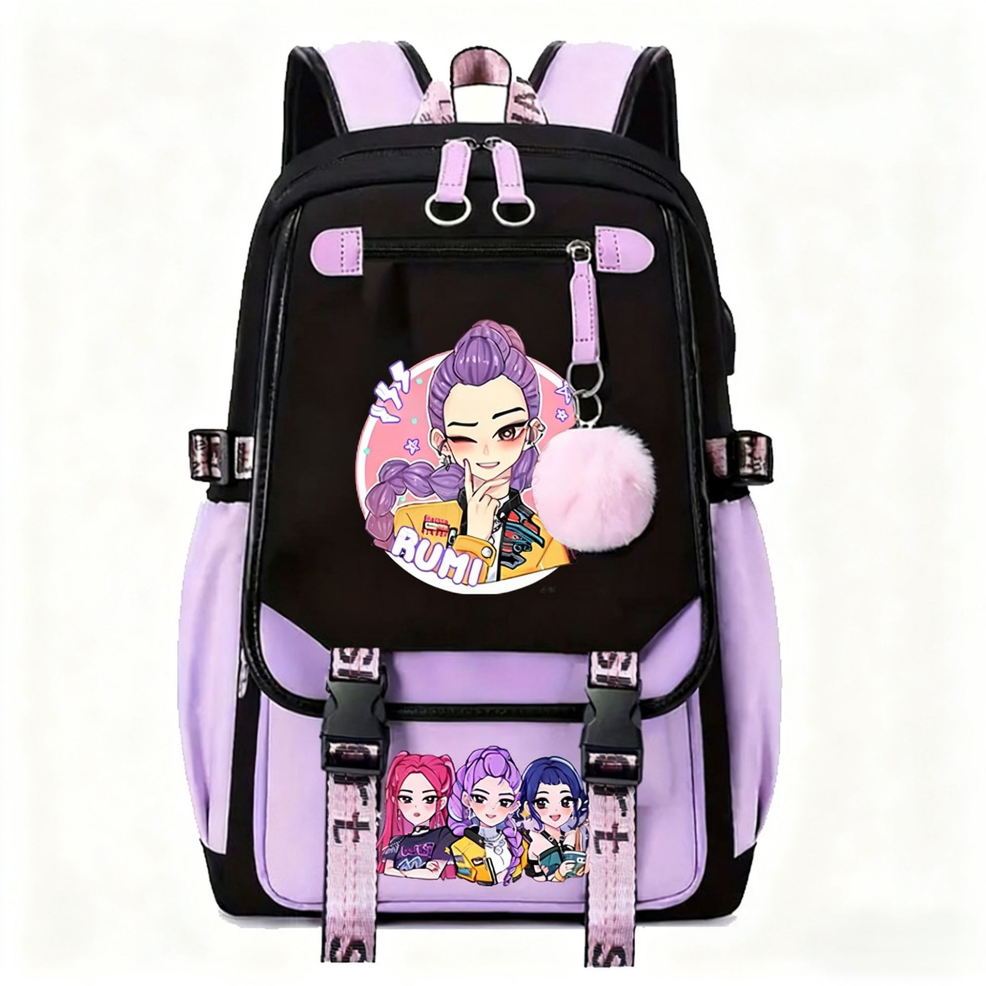 Kpop devil hunter school backpack popular movie girl student…