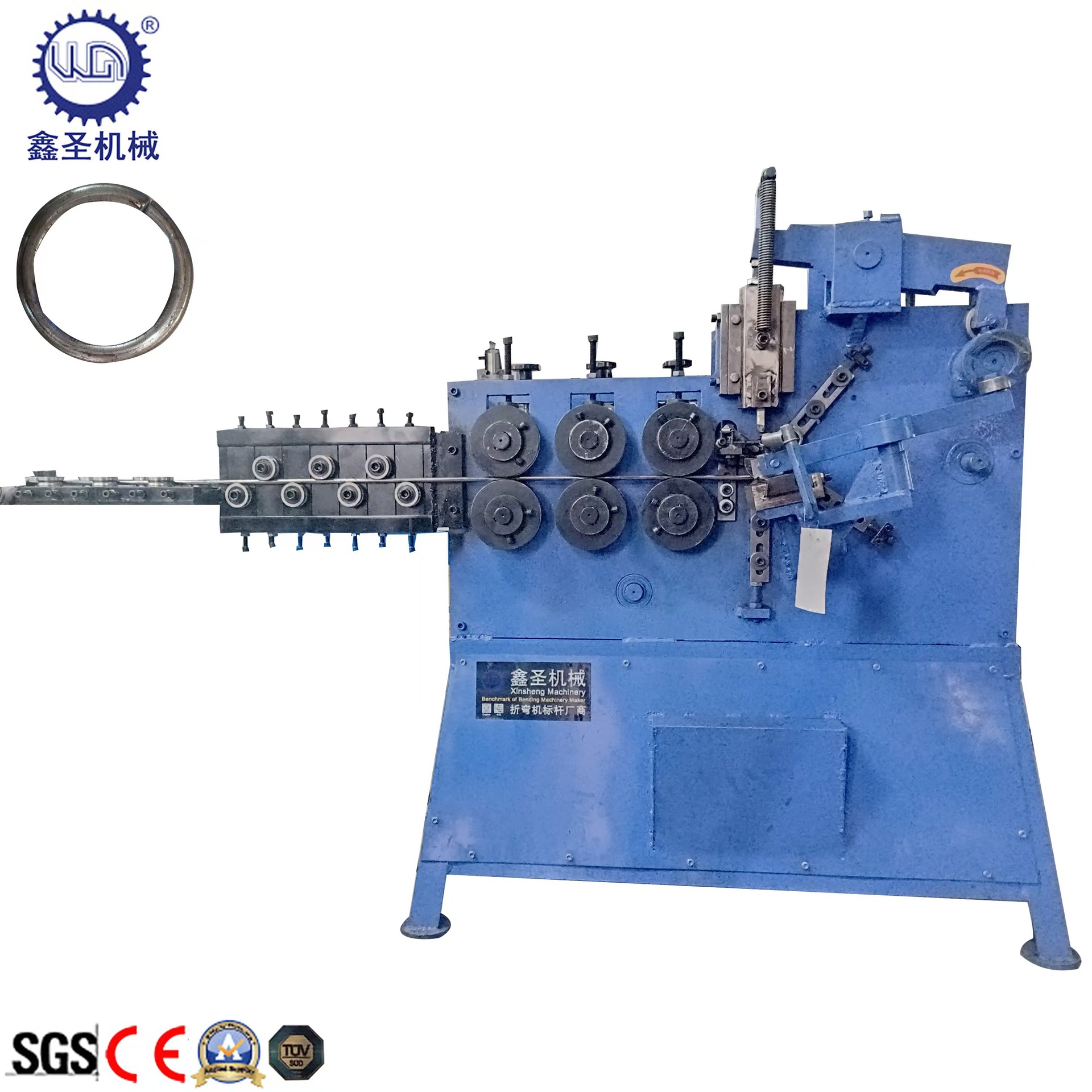 鑫圣闭口打圈机 制圈机 圆圈成型机 钥匙圈机 超小圈径款