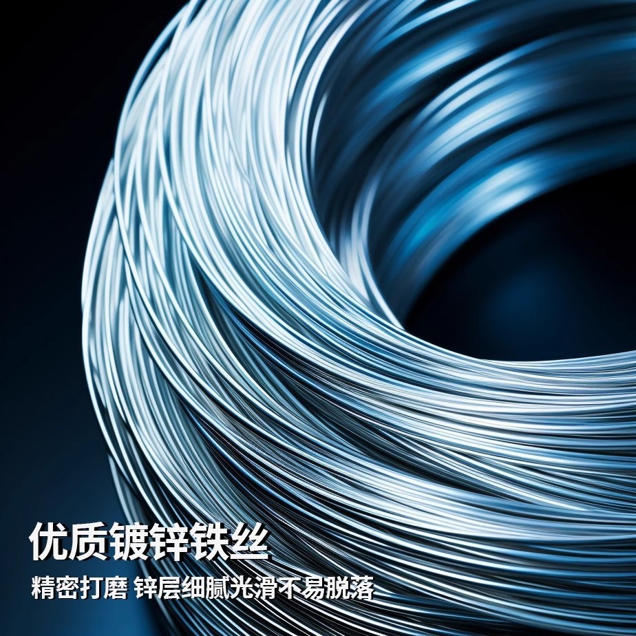 Alambre de hierro galvanizado antioxidante, galvanoplastia en caliente fina, sin óxido 8 10 12 14 16 No. 18 # Alambre de alambre de acero