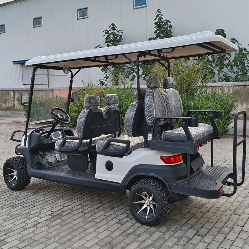 Golf Cart Hotel Shuttle Foreign Trade Supply 4-Seater 6-Seater Resort Scenic Spot Tourist Electric Sightseeing Car