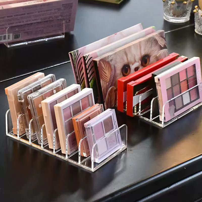 Cosmetic dressing table, table storage system, transparent makeup primer, eye shadow, storage box