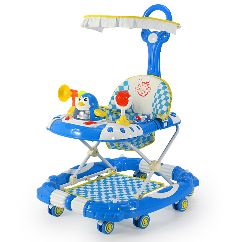 Baby Walker anti-o-pierna multi-funcional anti-caída anti-vuelco ayuda carro variable mecedora caballo al por mayor