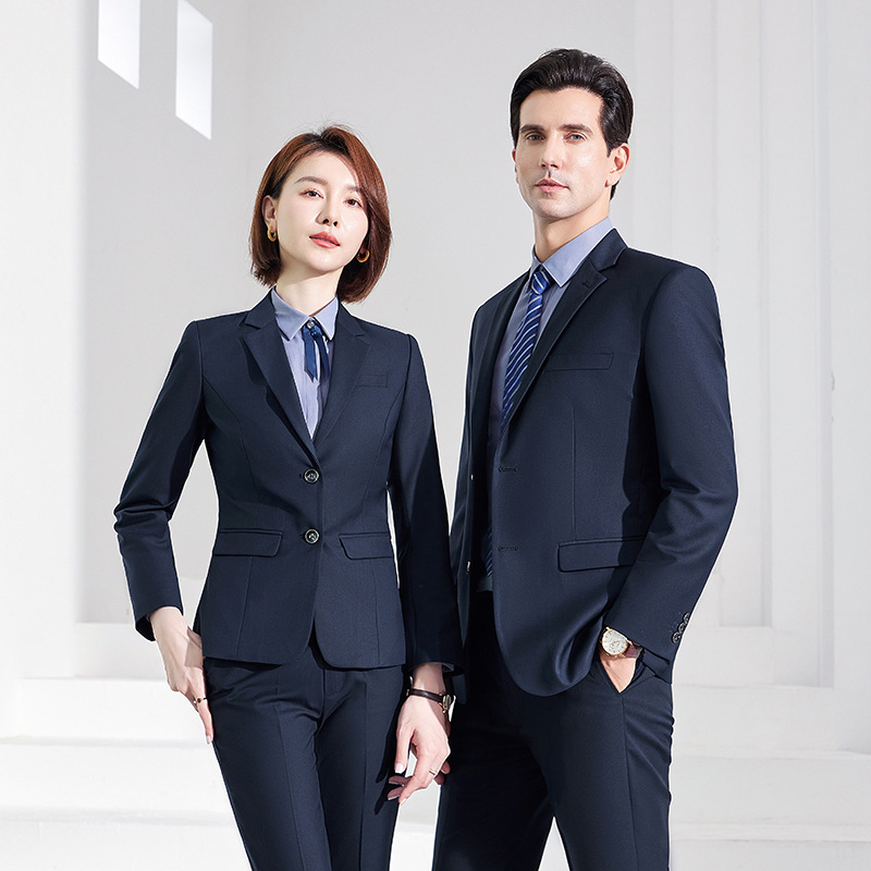Men's and women's business suit suit bank civil servant interview professional formal suit 4s shop sales work clothes