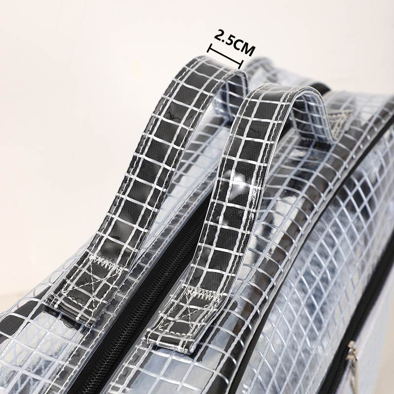 40*30*12 espesado portátil antiestático libre de polvo estándar europeo respetuoso del medio ambiente impermeable 1CMPVC taleguilla a cuadros grande