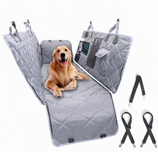 Car dog mat anti-dirty waterproof car pet rear mat quilted cotton dog car mat car rear seat pet mat