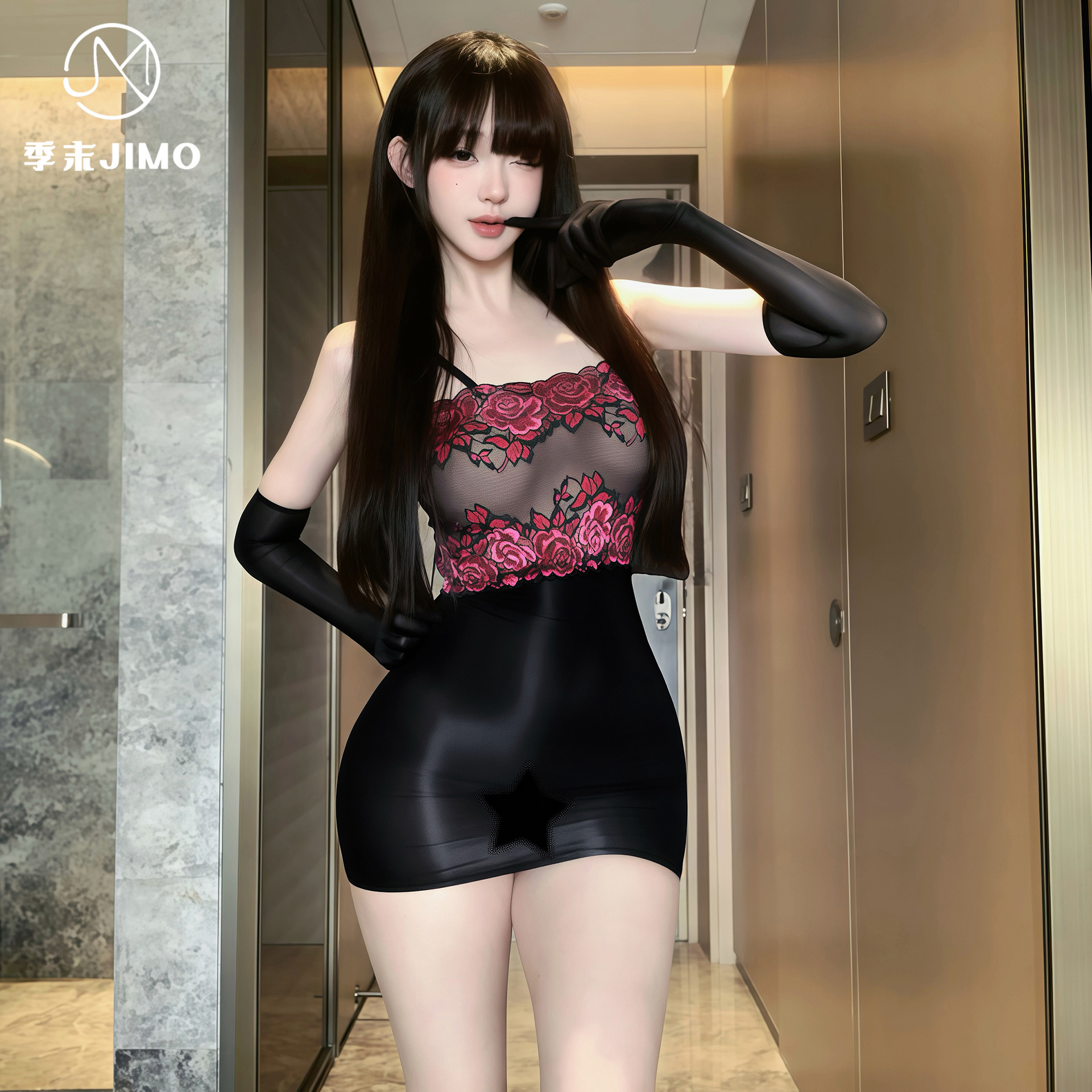 Genuine lace fitted underwear