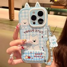 格纹西高地适用OPPORENO8PRO镜面手机壳VIVOX9080PRO红米防摔壳