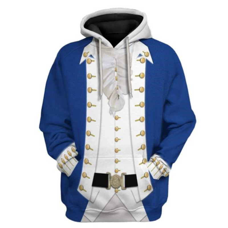 2022 Cross-Border New Historical Figure Series 3D Digital Printing Casual Fashion Hooded Sweatshirt Cosplay