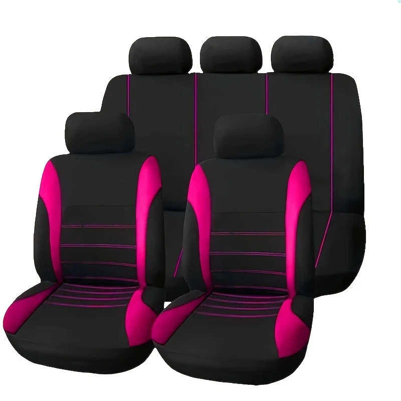 Cinco asientos generales, siete asientos, cubierta de asiento de furgoneta transfronteriza para diseño de línea de cintura, cojín de tela al por mayor