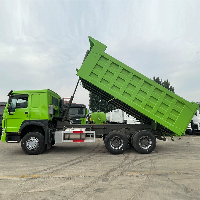 Самосвал Sinotruk Howo 6*4 с правой кабиной, грузовик для перевозки земли, 375 л.с., мусоровоз с опрокидывающимся кузовом