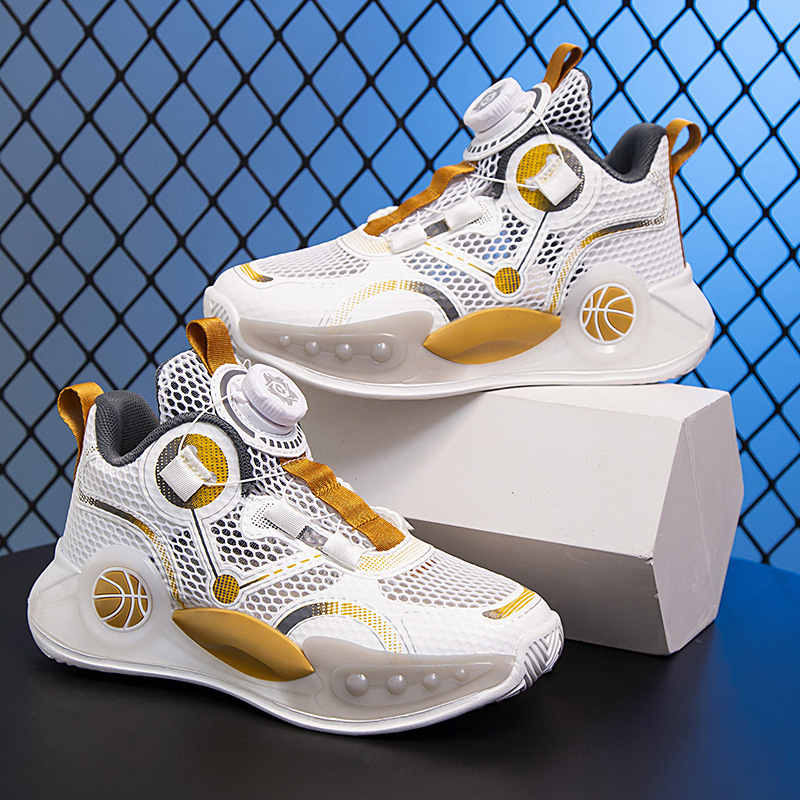 Zapatillas de baloncesto para niños, zapatillas de deporte para niños, zapatillas de baloncesto para niños, zapatillas de deporte para niños de mediana edad, zapatillas de deporte de entrenamiento de combate real para jóvenes