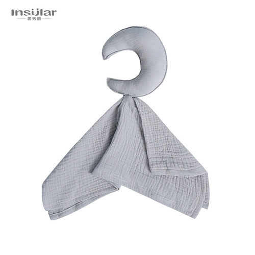 Yinxiuli baby pure cotton gauze comfort napkin baby sleeping star moon doll comfort handkerchief toys cross-border