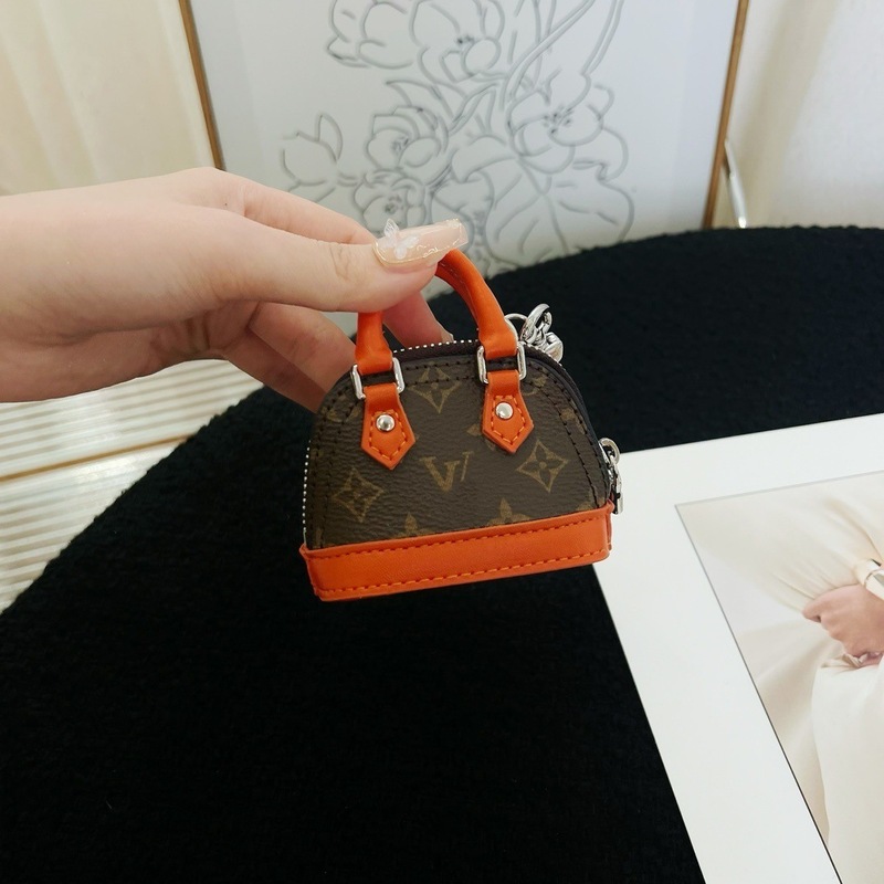 驴家零钱包口红包老花贝壳包耳机包钥匙扣创意潮流小包包挂件饰品|undefined