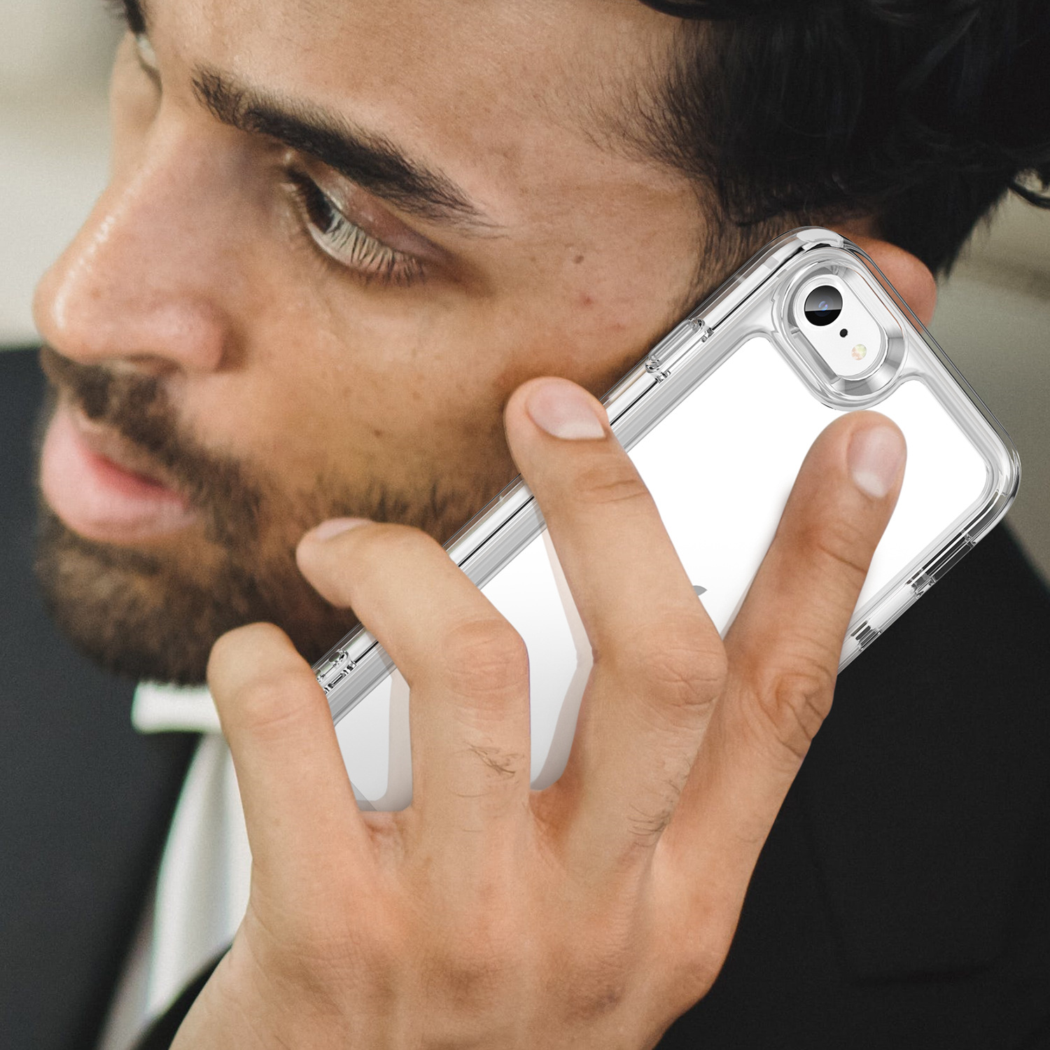 Renkli Apple SE2 cep telefonu kılıfı için uygundur SE3 cep telefonu kılıfı IP6/6S her şey dahil akrilik saf renk anti-6S Plus