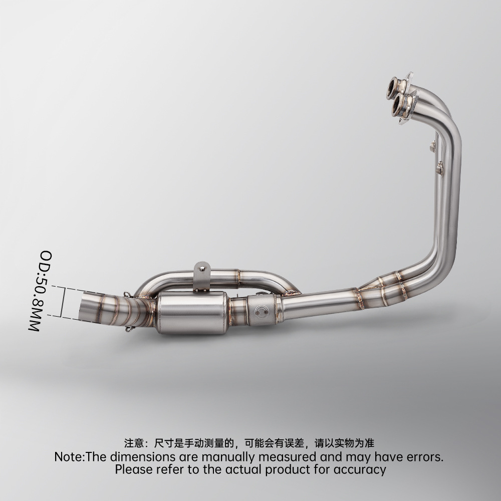Motorcycle Exhaust Pipe Refitting Excelle 321R 321RR Stainless Steel Front Section and Tail Section suit Non-destructive Installation