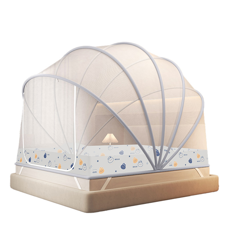 Nuevo hogar plegable 2025 dormitorio instalación gratuita mosquitera integral yurta para niños tienda de almacenamiento para bebés