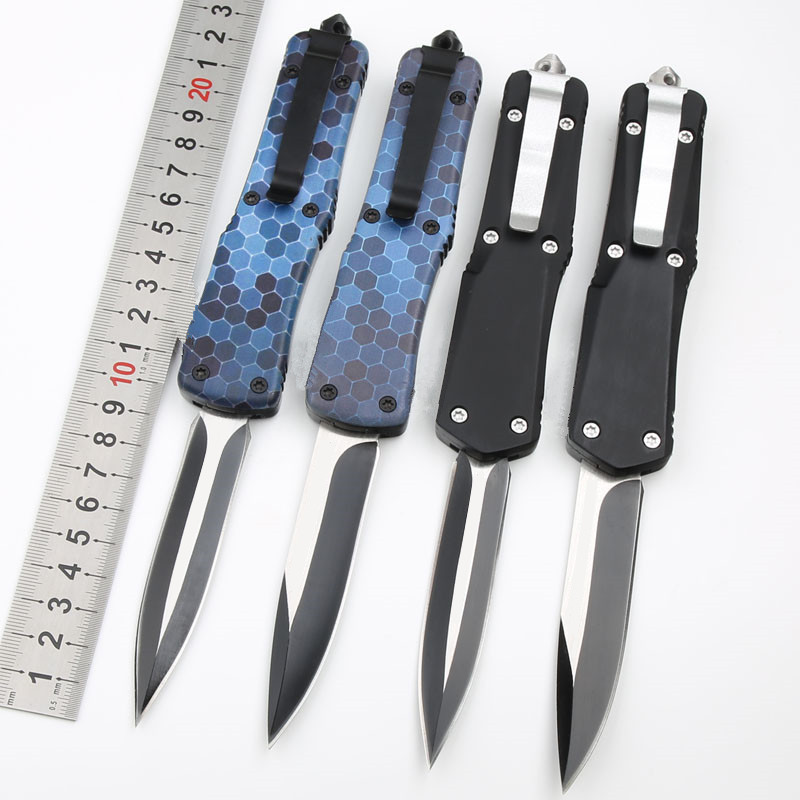 微技术.A07户外折叠刀440高硬度锌铝合金荒野求生锋利便携EDC刀具