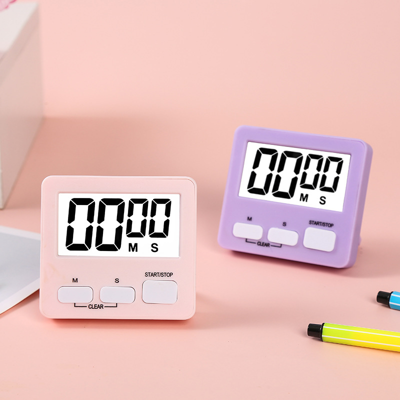 208 pantalla grande cocina horneado multifunción temporizador imán recordatorio temporizador de Cuenta atrás