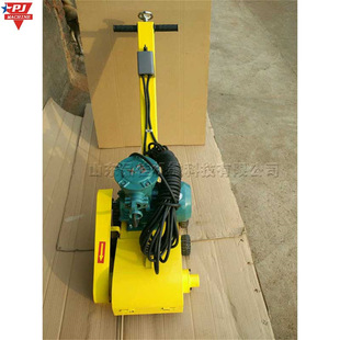 Automatic derusting machine for ship deck, hand push type metal material refurbishment machine, electric cargo hold steel plate polishing machine