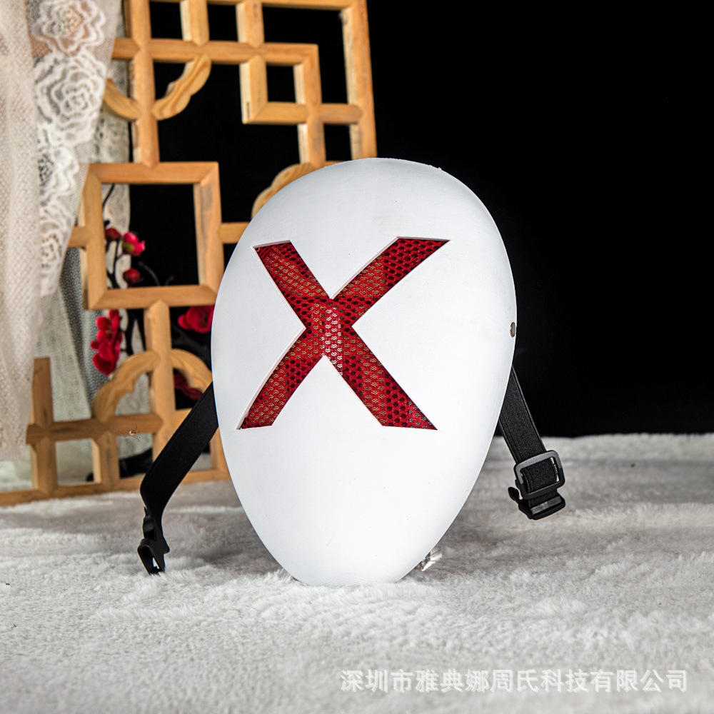 Puntuación Emoción máscara original para adultos guión de cara completa Matar props Ball escenario personalizado juego de roles image 9