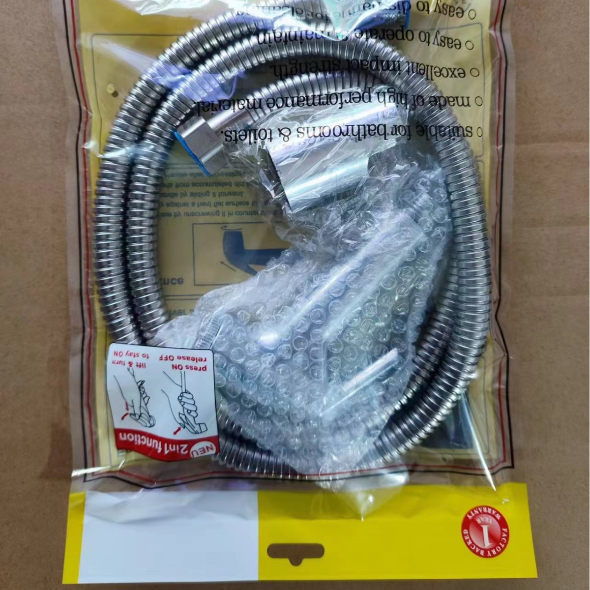 Fábrica de comercio exterior las mujeres tubo ducha limpiador traje aseo accesorios flush pistola Amazon