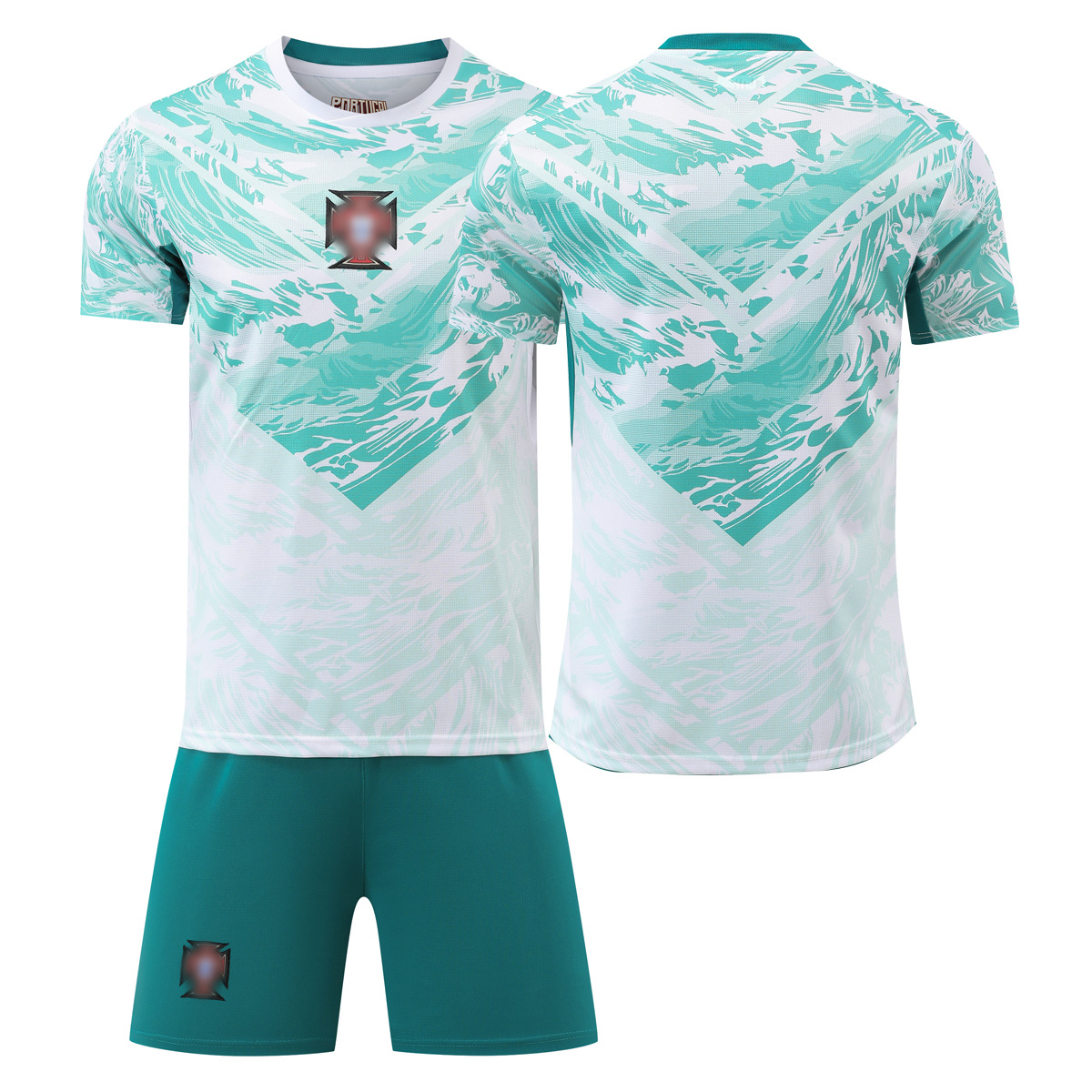 2026 Portugal Camiseta en casa y fuera Camiseta de fútbol infantil No. 7 Ronaldo 8B tarifa infantil adulto transfronterizo
