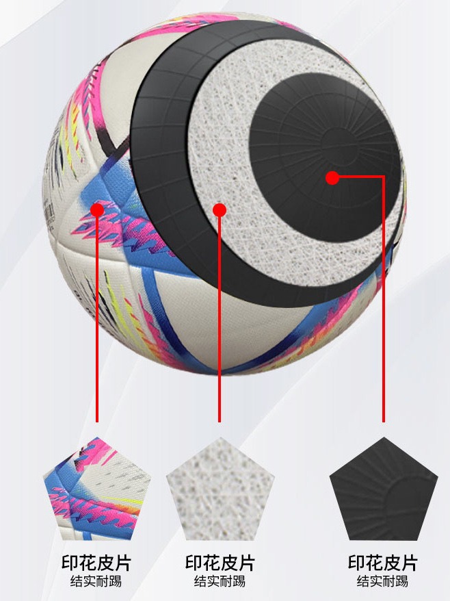 No. 5 Football Wholesale No. 5 No. 4 Concurso de entrenamiento para estudiantes de primaria y secundaria para adultos Copa del mundo resistente al desgaste Fútbol PU