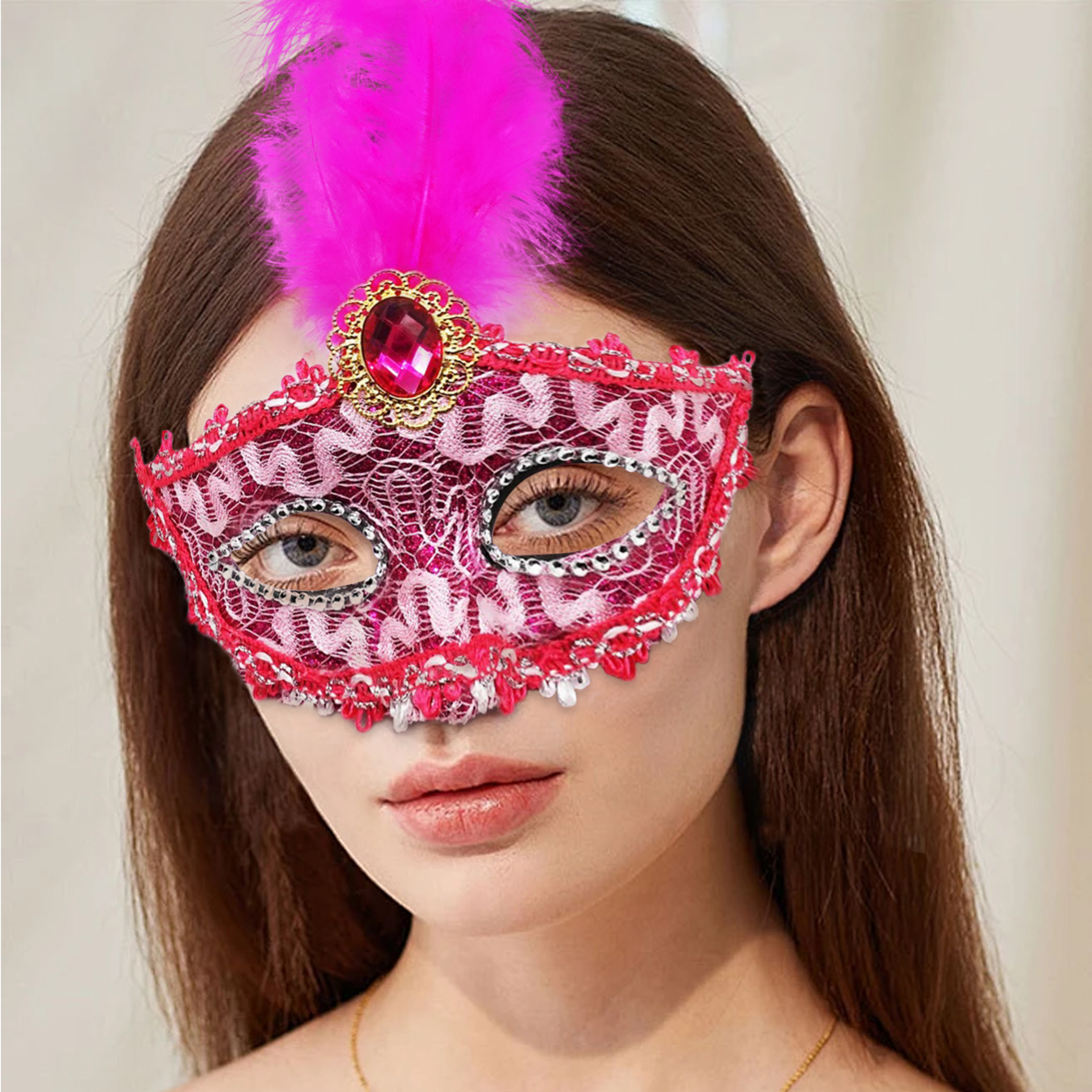 Amazon máscaras de carnaval transfronterizas máscaras de princesa máscaras de maquillaje suministros de baile al por mayor