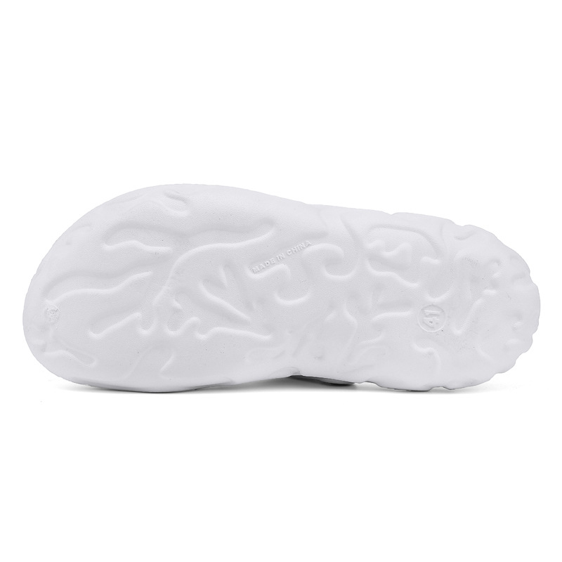 Transfronteriza más zapatillas de tamaño sandalias de verano para hombres zapatos de agujero de huellas dactilares al aire libre sandalias al aire libre casa media Zapatillas Zapatos de playa