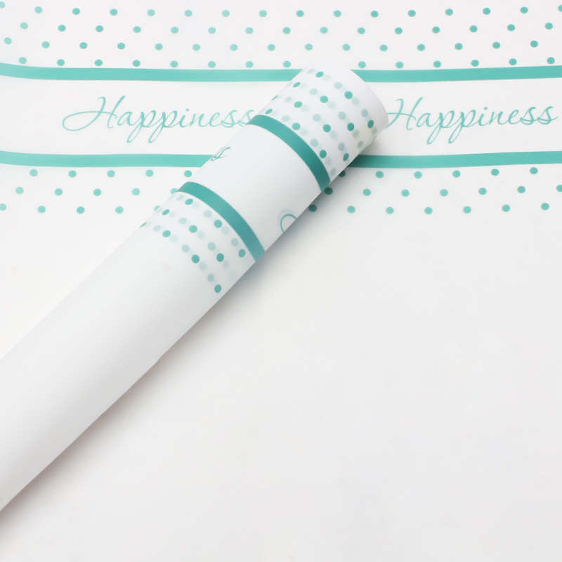 Huaxi Xiaomeito Papel liso coreano Papel de envolver de flores Ramo mate impermeable Flores Diy Regalo Floristería Papel de envolver de flores
