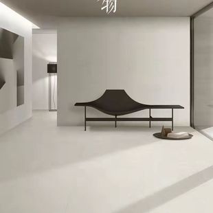 Soft Light Tiles 750X1500 Living Room Floor Tiles Porcelain Skin Glaze Micro Cement Tiles Kitchen Bedroom All-Over Cream Style