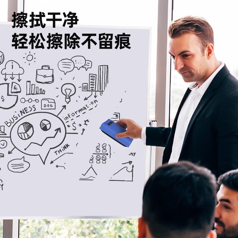 デリ 7837 ホワイトボード消しゴム磁気吸着黒板オフィス会議特別なホワイトボード学校教師無塵消しゴム|undefined