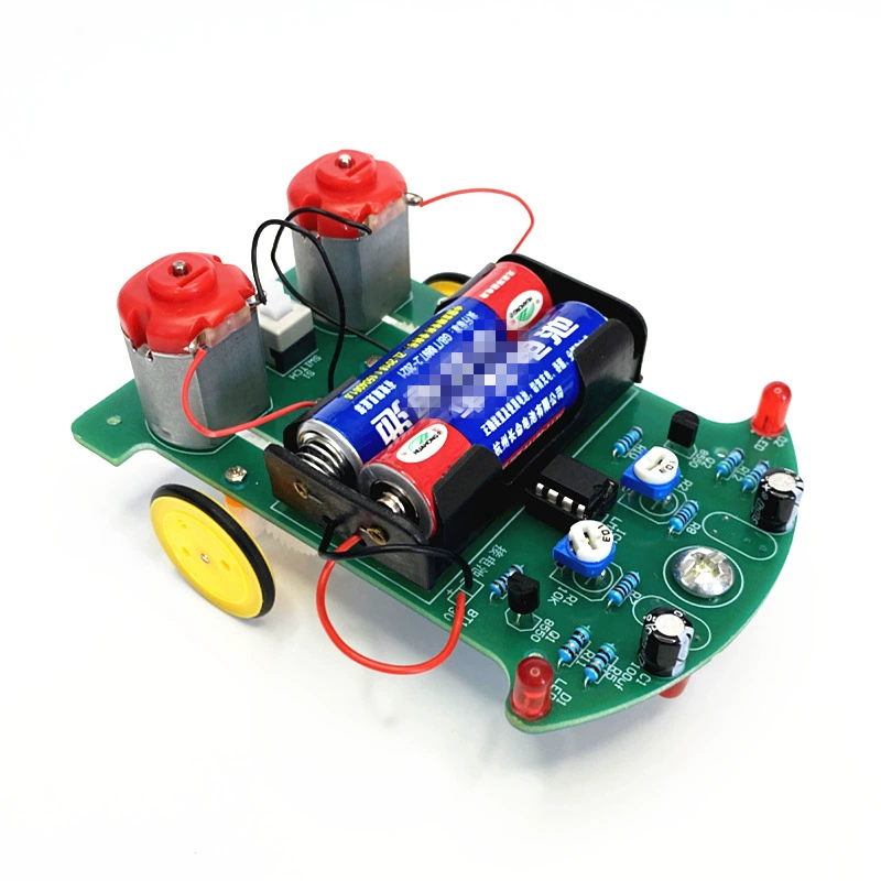 D2-5 Intelligent tracking small car kit sensing line experimental teaching production training training welding DIY bulk part