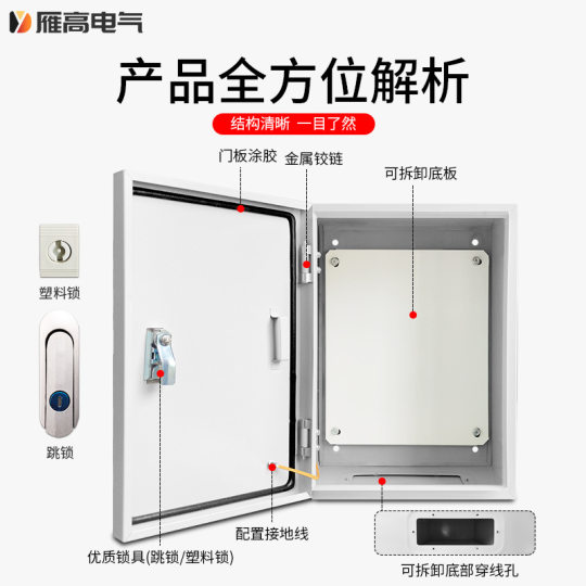 Distribution Box Yangao JXF Base Industrial Box Electrical Box Cross-border in stock AE Box Complete Distribution Cabinet Control Box Distribution Box