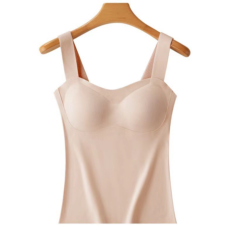 Chaleco térmico de terciopelo alemán, tirante de almacenamiento de calor de bloqueo de temperatura, ropa de otoño femenina, almohadilla de pecho sin marcas, ropa interior térmica en todas partes para mantenerse caliente