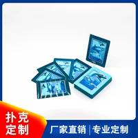Производители поставляют 3D игральные карты Золотая фольга пластиковый тиран золотые водонепроницаемые креативные импортные игральные карты оптом