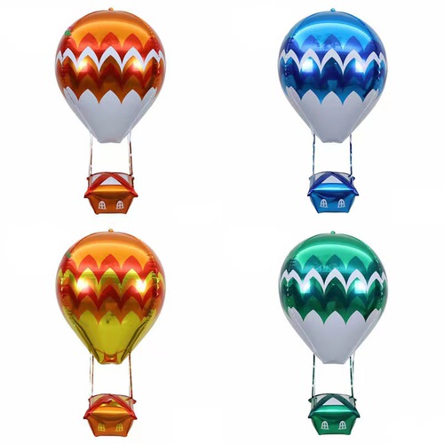 New 22-inch 4D hot air balloon floating rocket wedding floating balloon holiday decoration balloon dragonfly butterfly balloon