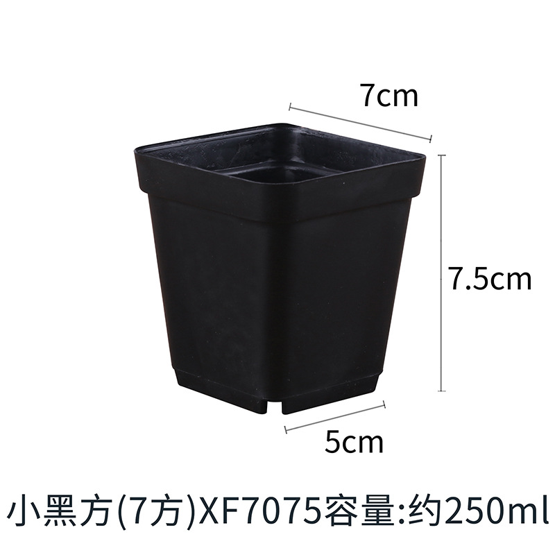 [Black 7cm] Small square basin XF7075