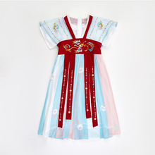 2022新款女童汉服古装汉服批发中国风童装裙子儿童演出服小孩汉服