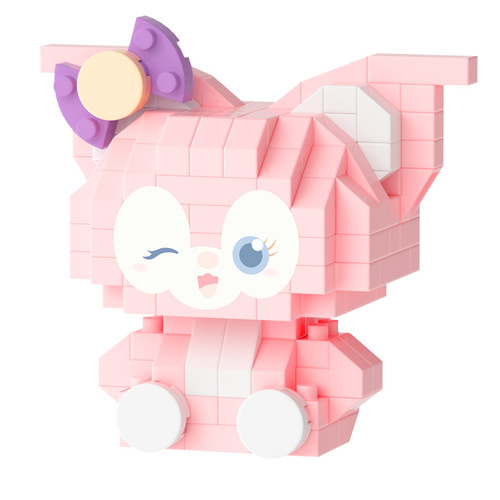[Wholesale delivery] Micro-particle building blocks for children and girls to assemble cross-border stall cartoon toys compatible with Lego