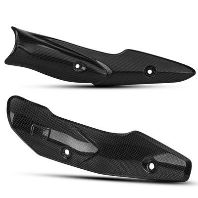 shielding cover heat-insulating carbon fiber – Motorcycle exhaust pipe