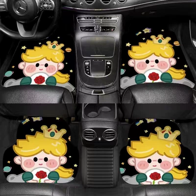 Clean Suede Foot Mat Car — Universal Foot Pad - prince-main-driver-single-piece-5064cm